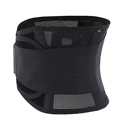 ZFF Soporte Lumbar Cinturón Inferior Atrás Apoyo Respirable con Doble Ajustable Correas...