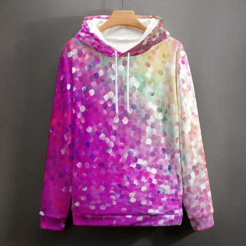 Sweats à capuche fini les looks ternes pull brillant UMENG S