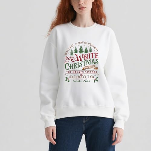 A Whites Christmas Sweatshirt Christmas Tree Sweatshirt2