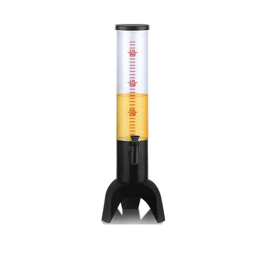 Dispensador agua, dispensador bebidas Torre cerveza con grifo con tubo congelación para mantener las bebidas heladas y fácil limpiar Perfecto para fiestas y juegos