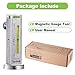 Toolwiz Universal Magnetic Camber Caster Gauge - Adjustable Wheel Alignment Tool for Car Truck RV Auto Tire Repair Automotive Silver