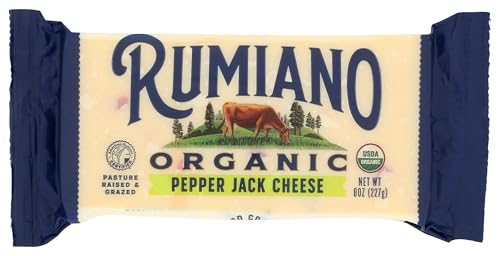 Rumiano Organic Pepper Jack Cheese, 8 oz