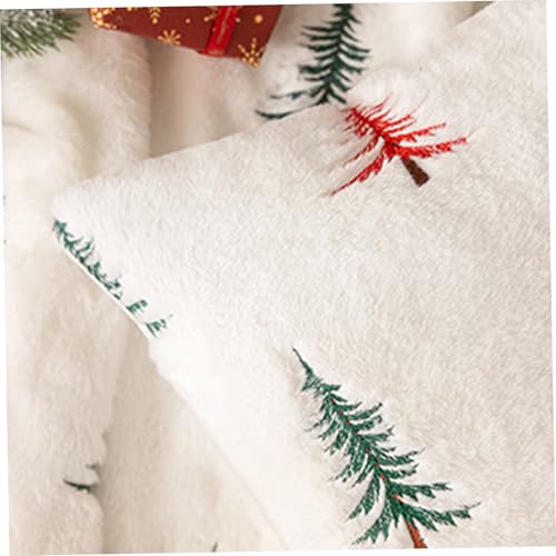 Housses de coussin de Noël en peluche haut de gamme 18x18