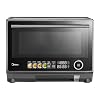 Midea 4-in-1 Multifunctional Microwave Steam Oven, Combo Air Fryer, Steamer & Microwave Oven, 32 Auto Functions, Adjustable Power and Temperature, Color Screen Touch Control, 0.9CU.FT./23L
