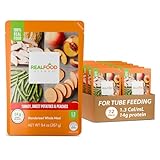 Real Food Blends Turkey, Sweet Potatoes & Peaches Pureed Blended Meal, 9.4 oz Pouch (Pack of 12 Pouches)