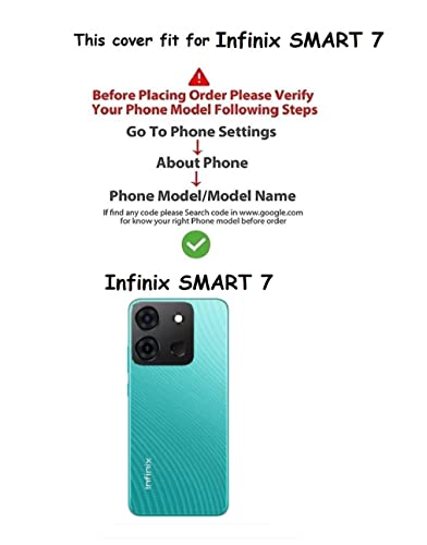 Image of COVERBLACK Rubber Back Cover for Infinix Smart 7 - Transparent