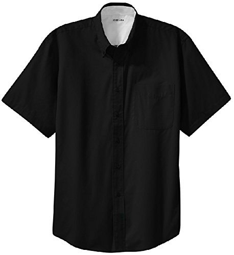 Joe's USA Men's Short Sleeve Wrinkle Resistant Easy Care Shirts in 15 Colors. Sizes XS-6XL 5