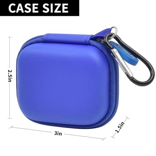 Image of Car and Auto Mini Carry Case Compatible with BlueDriver Bluetooth Pro /Pro Next Gen OBDII OBD2 Scan Tool Monitor for iPhone & Android -Bag Only (Dark Blue)