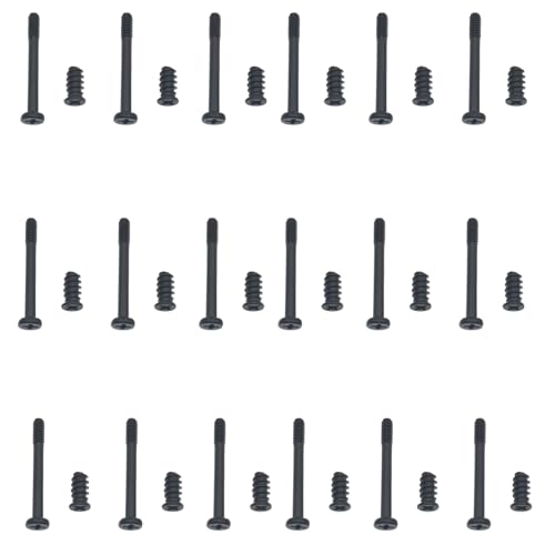 OZXNO 100 Pcs Computer Case Fan Screws Kit Carbon Steel Computer Cooling Fan Mount Screws (50 Pcs Long Screws and 50 Pcs Short Screws)