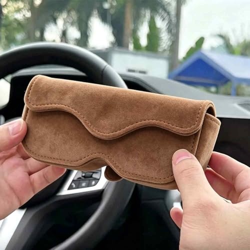Image of 1 PCS Sunglass Holder for Car, Automotive Eyewear Storage Case, Compact Car Interior Accessories for Driving Convenience