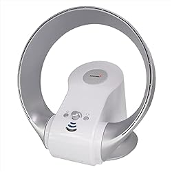 Ventilador Pared Silencioso Korona 81008 I Ventilador de pared y mesa I ventilador sin alas con soporte de pared I 26 Vatios I temporizador I mando a distancia