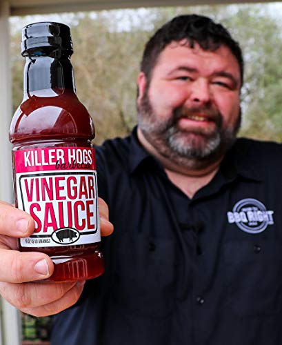Killer Hogs Vinegar Sauce | Championship Grill And Bbq Sauce For Beef, Steak, Burgers, Pork, And Chicken | Sweet And Tangy And Spicy | 16 Ounces #TOP3
