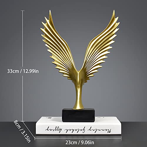 Figura Decorativa Águila con Alas Extendidas Oro miniatura 4