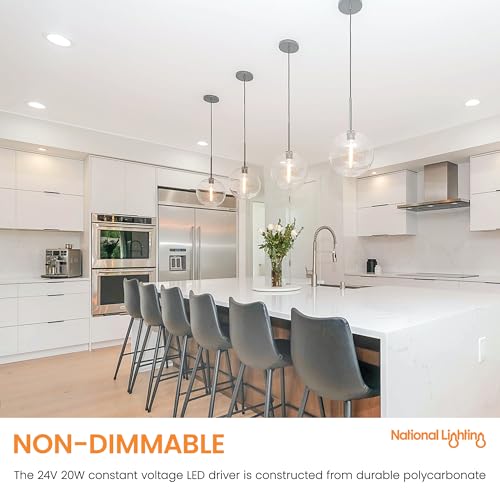 Constant Voltage LED Driver 20W 24V IP20 Rated for Indoor LED Lighting