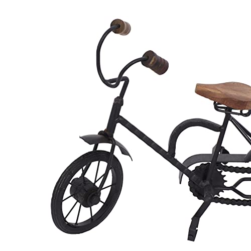 Escultura de bicicleta metálica Deco 79, set de 2 miniatura 5
