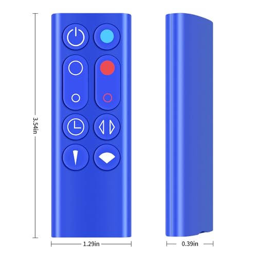 Télécommande AM09 compatible Dyson Hot & Cool avec réglage précis thermique bleu - 7