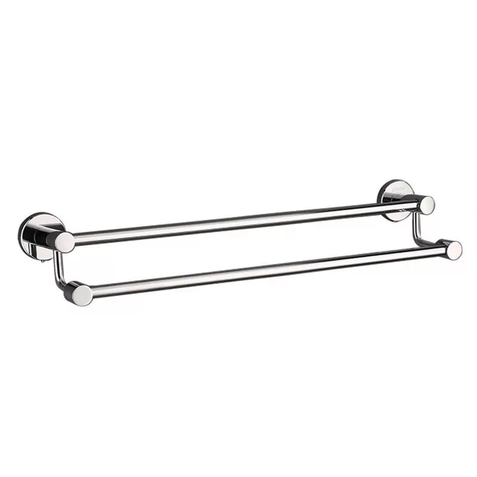 Barre de serviette en acier inoxydable SUS304 argent poli brillant pour salle de bain chic