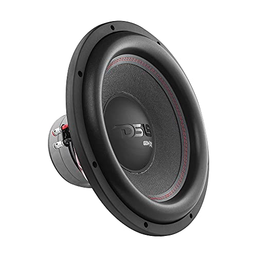 DS18 GEN-XX15.4DHE 12' High Excursion Car Subwoofer 1200 Watts Max Dual Voice Coil 4+4 Ohms (1 Speaker), Black