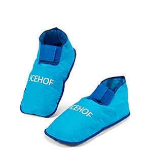 Icehof Therapeutische sloffen (1 paar) van zacht materiaal; uniseks; eenheidsmaat; met gelpakking (koude- of…