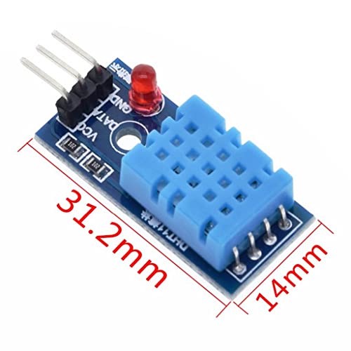 shamjina 1 Módulo Sensor de Umidade de Temperatura DH11 Digital para Kit Faça Você