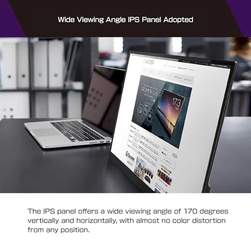 Image of Prometheus-Monitor Premium Smart Portable Monitor 1080P FHD Anti Blue Light Non Glare Screen,Second External Display with Magnetic Cover & Cable, UQ-PM (14 inch (Standard))