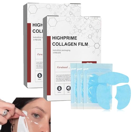 masque collagene visage korean, soin coréen, film de collagène soluble pour le visage,masque visage collagene, raffermit la peau, réduit les rides, masque éclaircissant pour le visage (6PC)