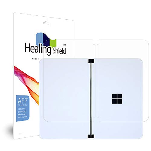 Healingshield �X�L���V�[���t���ی�t�B���� Screen Protector Oleophobic AFP Clear Film Compatible with Microsoft Surface Duo [Back 1pc]