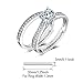 JewelryPalace 14K Gold Plated 925 Sterling Silver Cubic Zirconia Promise Rings for Her, Wedding Bands Engagement Rings for Women, Anniversary 1.3ct Solitaire Simulated Diamond Ring Set Size 6