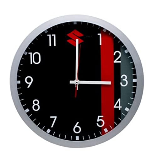 SUZUKI Horloge murale Team Black Wall Clock