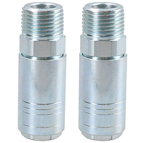 Acoplador hembra 1/2 BSP rosca macho conector aire comprimido x2 2
