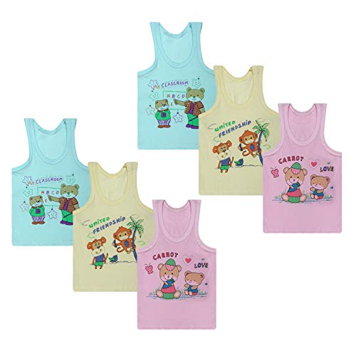 Image of superminis Cotton Vests /Baniyan /Inner Wear - Regular Fit, Sleeveless, Printed Sandos for Girls, Boys and Kids
