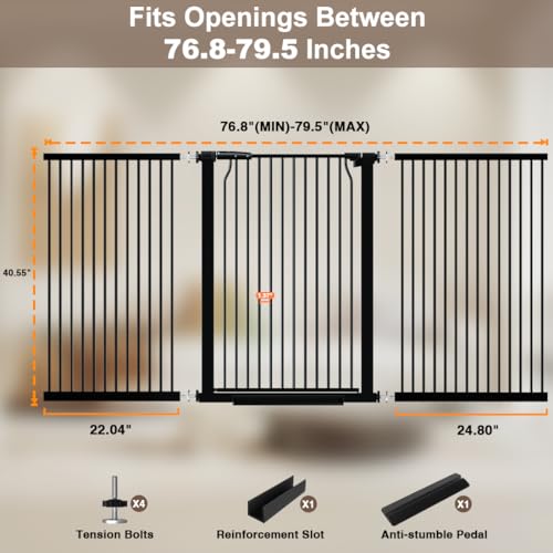 4055-Extra-Tall-and-Wide-Baby-Gate-768-795-in-Gates-for-Dogs-Indoor-with-Door-Walk-Through-Long-Pet-Gate-for-Large-Openings-Pressure-Mounted-Child-Safety-Gate-for-House-Kid-Black 41BEb5h2AVL