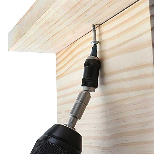 Drillpro Magnetischer Bithalter – 5 Mm Innensechskant, 1/4" Vierkant, Schwenkbar 20°
