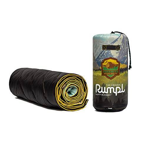 Rumpl Original Puffy Blanket - Warm Puffy Camping Blanket, 100% Recycled Polyester Insulation, Lightweight, Packable, Water-Resistant, Outdoor Puffer Blanket, 52"x75", Yosemite - Image 3