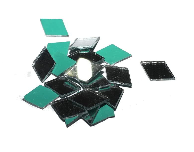 Shisha Mirror Frames and Mirrors for Embroidery Work, Crochet, Bohemian, Art & Craft Material, Blouse, Neck Design Making (200 Pcs Barfi Shape)