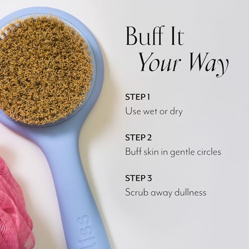 Brosse sèche pour le dos et le corps Bliss Pervenche pour exfoliation - 2
