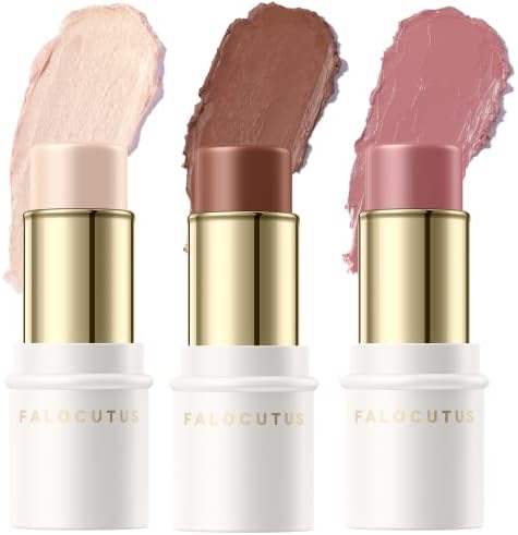 3 Pcs NEUTRAL Contour Stick Set,Professional Makeup Kit for All Skin