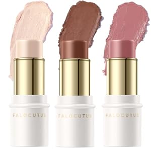 FALOCUTUS Neutral Konturen-Stift Set Creme-Rouge Highlighter