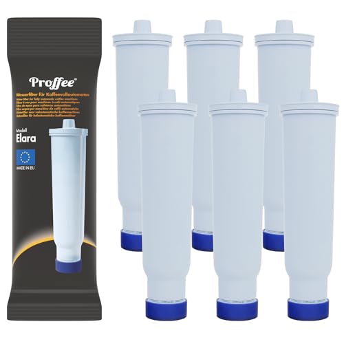 Proffee Elara | 6x Filtro acqua compatibile con Jura macchine da caffè con Blue 71311 71312 cartuccia del filtro per alcuni modelli ENA, GIGA e IMPRESSA