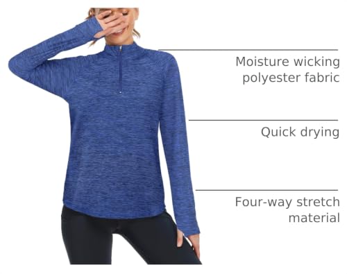Image of Cucuchy Womens V Neck Golf Polo Shirts Moisture Wicking Sports Workout Tops