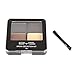 BYS Brow Definition Kit with Double Sided Applicator, Includes Brow Powder and Brow Wax, Shape Brows, Prep Brows