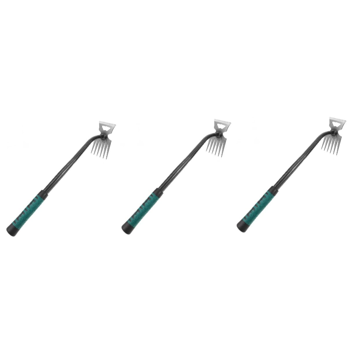 Milisten 3stücke Manuelles Unkrautstecher Ergonomischer Hand-hacke Effektiven Unkrautentfernung Im Garten Metallwerkzeug Für Präzise Anwendung Und Langlebigen