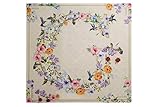  Guess AW8492MOD03 - Pañuelo cuadrado con estampado de flores (130 x 130 cm)