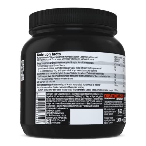 Creatin Olimp Sport Nutrition Monohydrat 1250 Kapseln 400 Stück