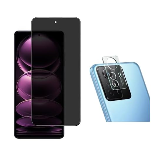 Kit Película Privacidade e Película Câmera P/Redmi Note 12S