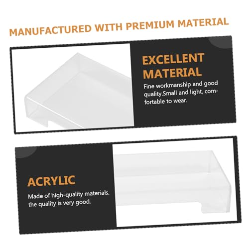 Funda protectora de teclado de acrílico transparente para uso doméstico 5