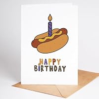 Lovely Cards – Lovely Cards - Happy Birthday Hotdog- lustige Geburtstagskar