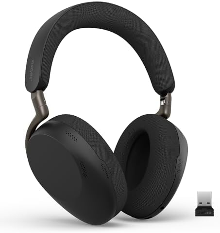 Jabra Evolve3 85 Over-Ear Wireless Bluetooth Headset with Microph...