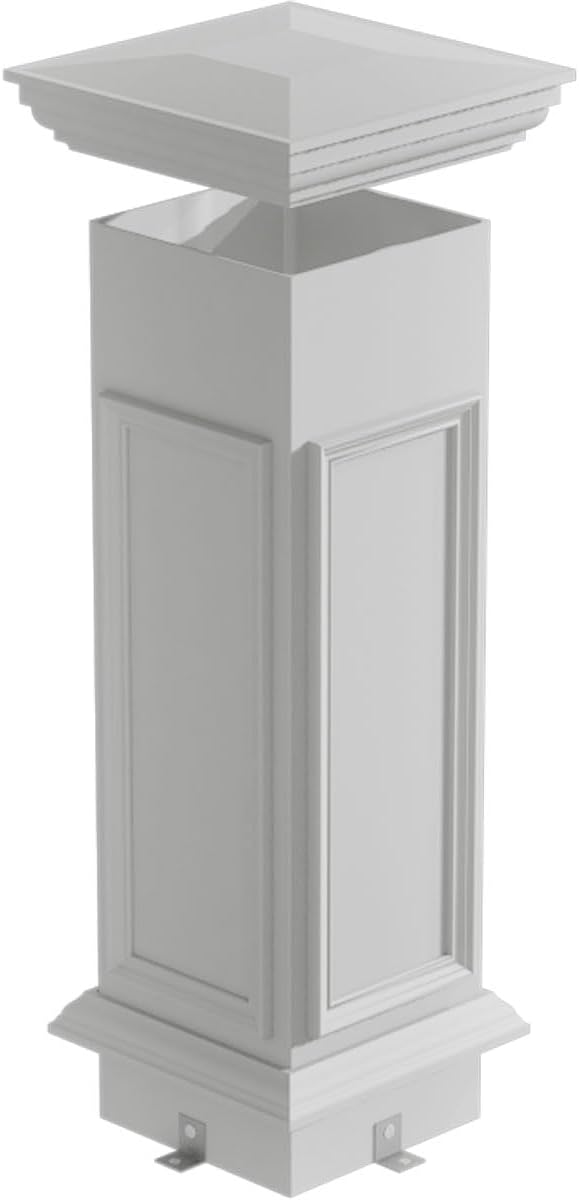 Ekena Millwork NWL12X40EPF0B0 Newel Posts, White