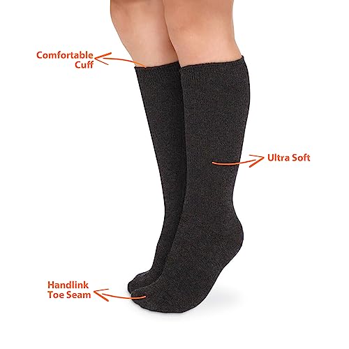 Piccolo Girls' School Uniform Knee-High Sock Three-Pack2